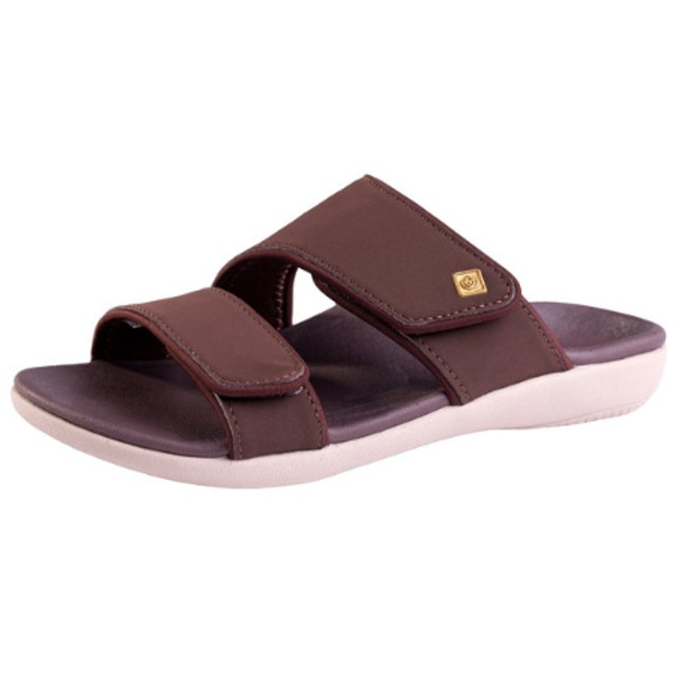 Spenco Womens KHOLO NUEVO Comfort Slide Sandals Size 7.5B Brown French Toast NWT